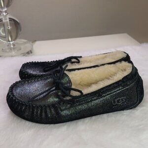 UGG Dakota glitter moccasin slippers women 6